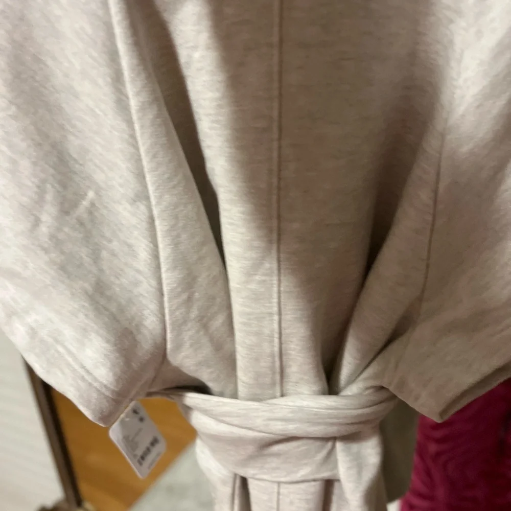 We The Free Light Gray Tie-Front Top - Picture 3 of 5